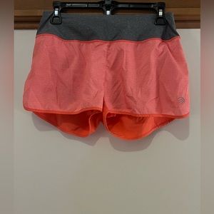 Pink and gray shorts